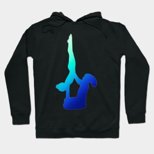 A women’s pair doing handstand on knees Hoodie